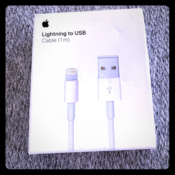 1m USB Apple Lightning Cable - Picture 1 of 2